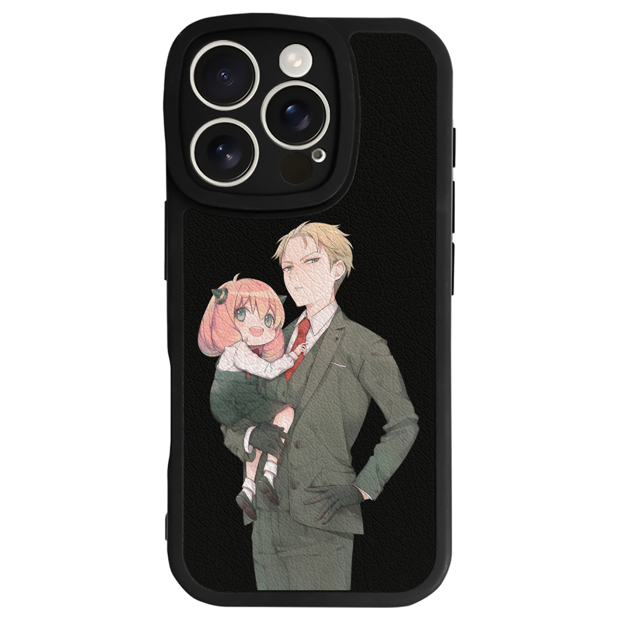 （画像用） SPY×FAMILY间谍家家酒 【iPhone 16シリーズ対応】シリコンスマホケース（レザー調） 材質：シリコン